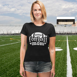 Football Mom, Funny Mom of The Football T Shirt