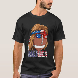 Football Mullet Förenta staterna T Shirt
