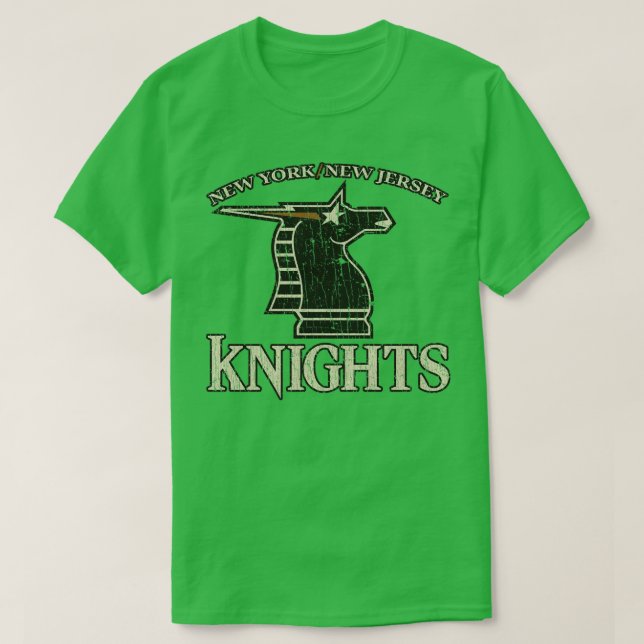 Football New York New Jersey Knights 1991 T Shirt (Design framsida)