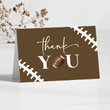 Football Oh Boy Brown White Baby Shower