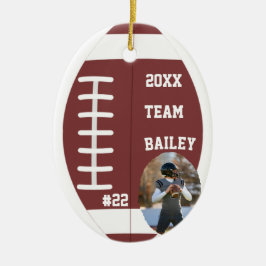 Football Ornament Sports Team Boys Athletics Rugby