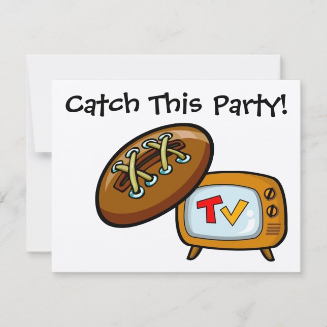 Football Party efter SRF Inbjudningar (Framsida)