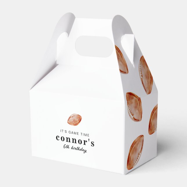 Football Party Favor Boxes Presentaskar (Framsidan Sidan)