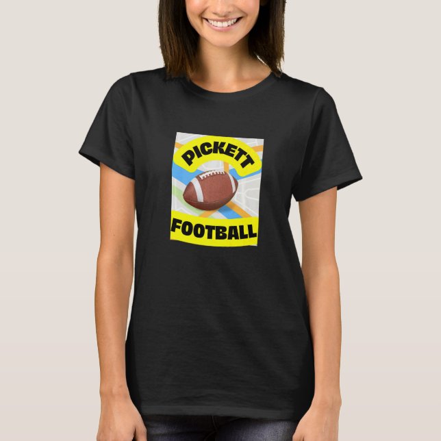 Football Pickett Football Lets Go   T Shirt (Framsida)
