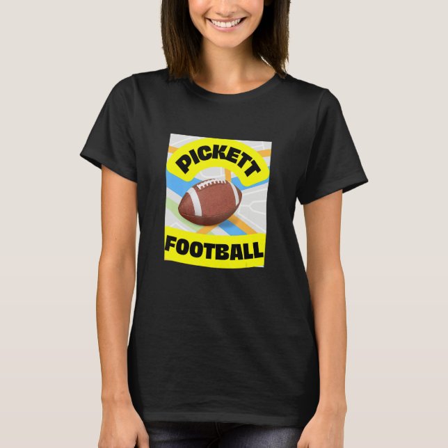 Football Pickett Football Lets Go T Shirt (Framsida)