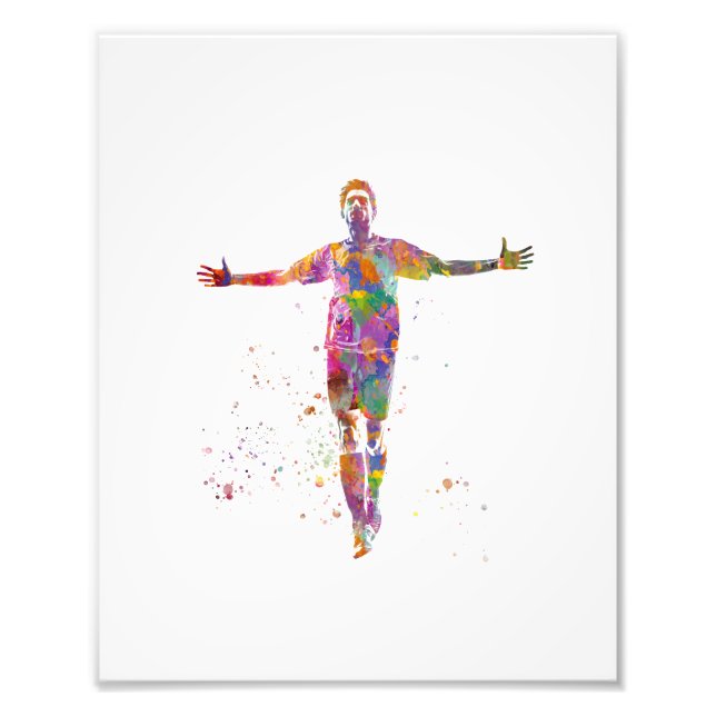 Football player fototryck (Framsidan)