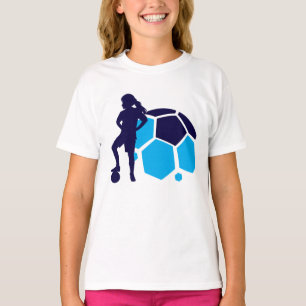 Football Player Girl, Birthday Gift, Team T Shirt