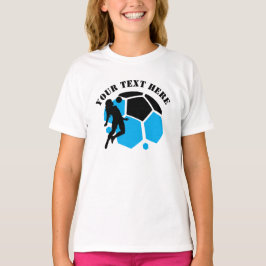 Football Player Girl, Birthday Gift, Team        T Shirt