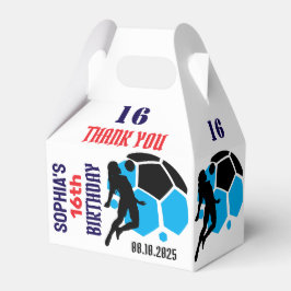 Football Player Girl, Football Girl Team Favor Box Presentaskar