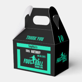 Football Player Girl, Football Team Favor Box Presentaskar