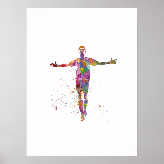 Football player poster (Framsidan)