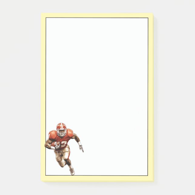Football  post-it block (Framsida)