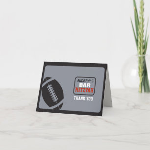 FOOTBALL Pub Mitzvah-inbjudan - tackkort