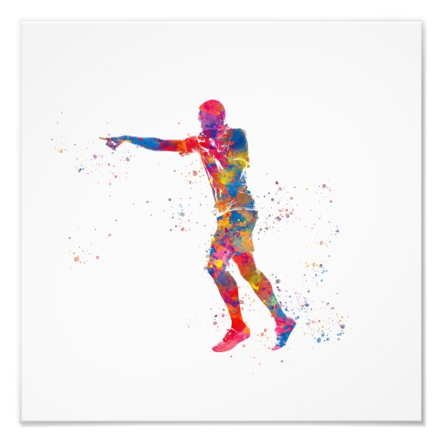 Football referee fototryck (Framsidan)