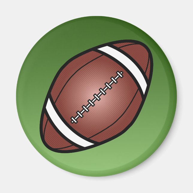 Football Rugby Boll Magnet (Framsidan)