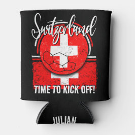 Football Schweiz Flagga, Swiss Sportfantast Soccer