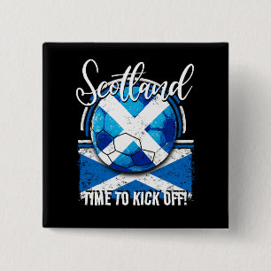 Football Scotland Flagga, Distress Soccer Ball Knapp