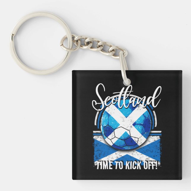 Football Scotland Flagga, European Retro Soccer Fl (Framsidan)
