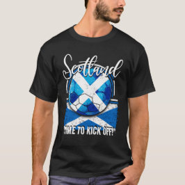 Football Scotland Flagga, Retro Soccer Ball T Shirt