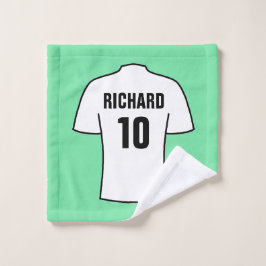 Football Shirt in White Tvättar Trasa