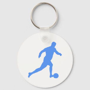 Football Silhouette Nyckelring