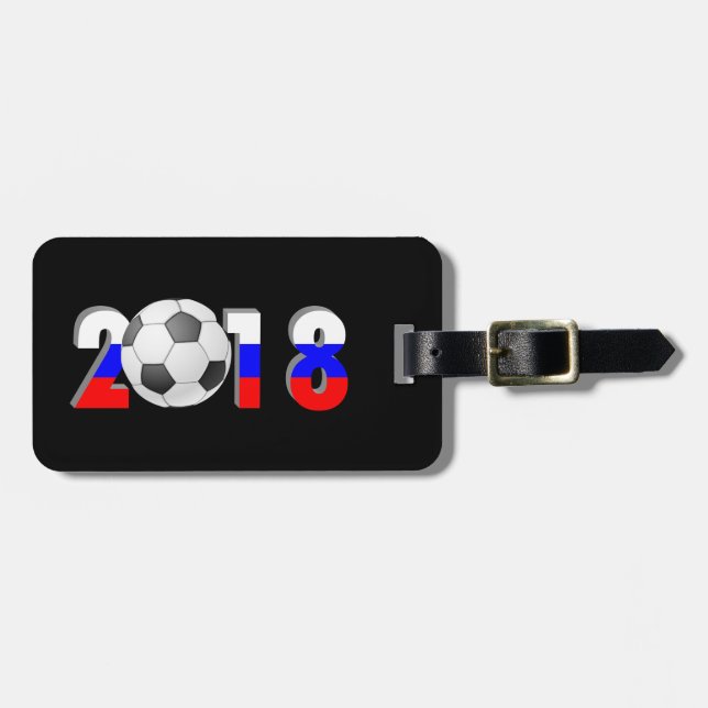 FOOTBALL SOCCER 2018 BAGAGEBRICKA (Horisontell Framsida)