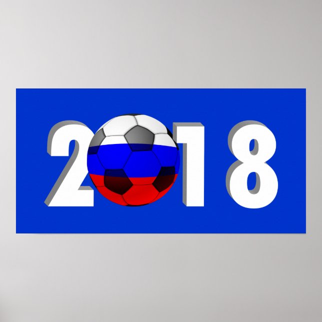 FOOTBALL SOCCER 2018 POSTER (Framsidan)