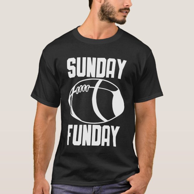 Football Söndag Funday T Shirt (Framsida)