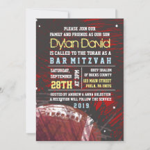 FOOTBALL SPLATTER Pub Mitzvah-inbjudan Inbjudan
