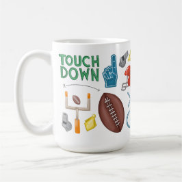 Football Sunday Morning Mug Game Day Touchdown Mug Kaffemugg