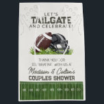 Football Tailgate & Celebrate Couples Shower Favor<br><div class="desc">Let's tailgate and celebrate! Score big with our Classic Football theme party decor, perfect for celebrating your little all-star's special day! Transport your guests to the gridiron with our timeless decorations, evoking the excitement of the big game. Every detail is designed to capture the essence of America's favorite sport. So,...</div>