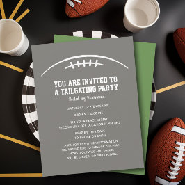 Football Tailgating Party - CAN EDIT FÄRG Inbjudningar