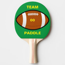 Football Team Ping Pong Paddle Pingisracket