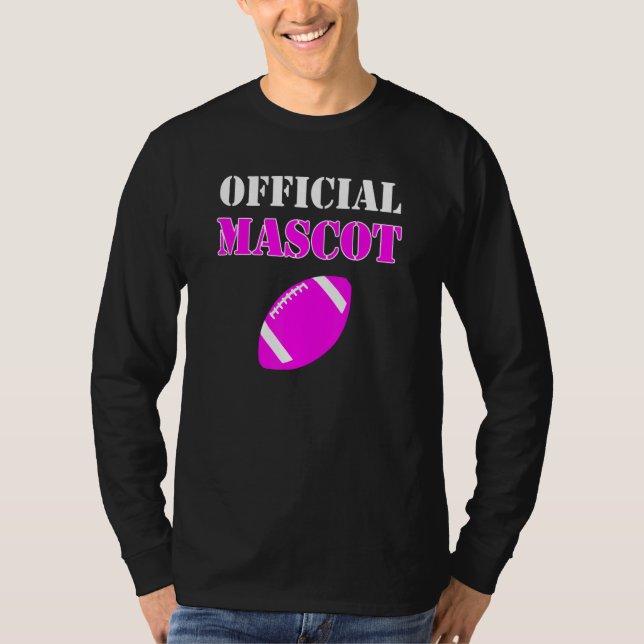 Football Team Sports Mascot T Shirt (Framsida)