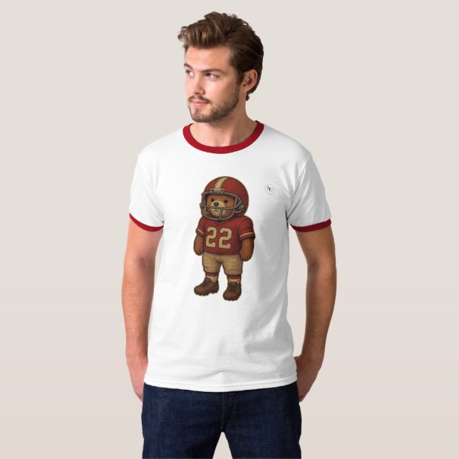 Football Teddy T-shirt (Hel framsida)