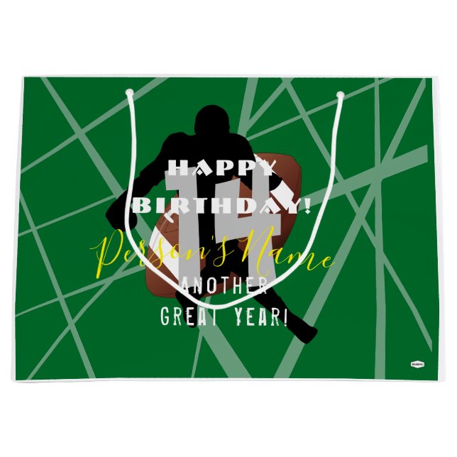 FOOTBALL Tema Gift Bag HAMbyWG (Framsidan)