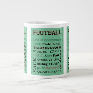 FOOTBALL-terminologi Jumbo Mugg