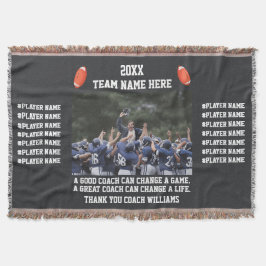 Football Thank You Coach From The Team Players Filt