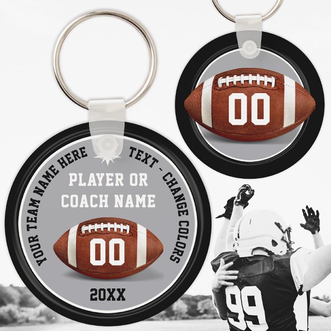 Football Thated Party favors, Anpassningsbar Footb Nyckelring (Skapare uppladdad)