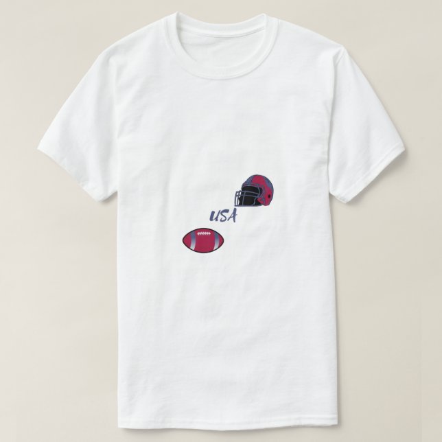 Football usa t shirt (Design framsida)