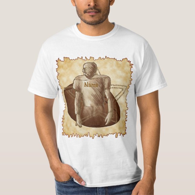 Football Warrior T Shirt (Framsida)