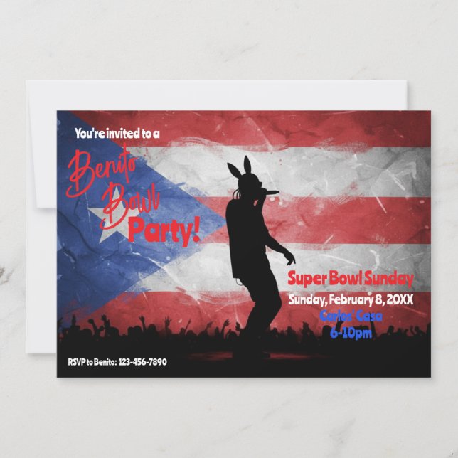 Football Watch Party Invitation Inbjudningar (Framsida)