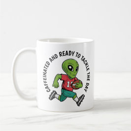 Footballer Alien Kaffemugg