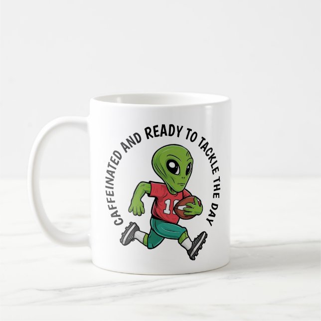 Footballer Alien Kaffemugg (Vänster)