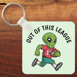 Footballer Alien Nyckelring