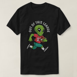 Footballer Alien T Shirt