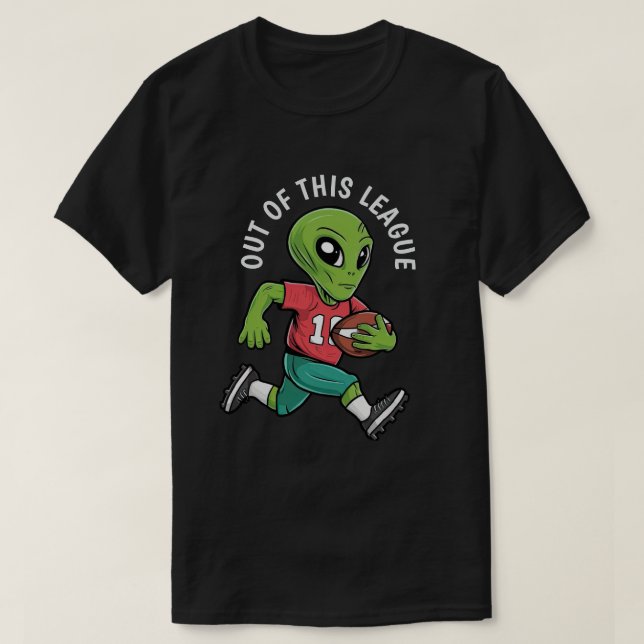 Footballer Alien T Shirt (Design framsida)