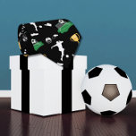 Footballer Pappa Slips<br><div class="desc">Ett fotbollslag Mönster Necktie med fotboll,  boll net,  whistle,  helmet mönster etc. Det här är en rolig gåva till en fotbollsmorbror pappa,  make och morbror. Du kan presentera den här presenten i Fars dag eller Pappa,  make eller farbror.</div>