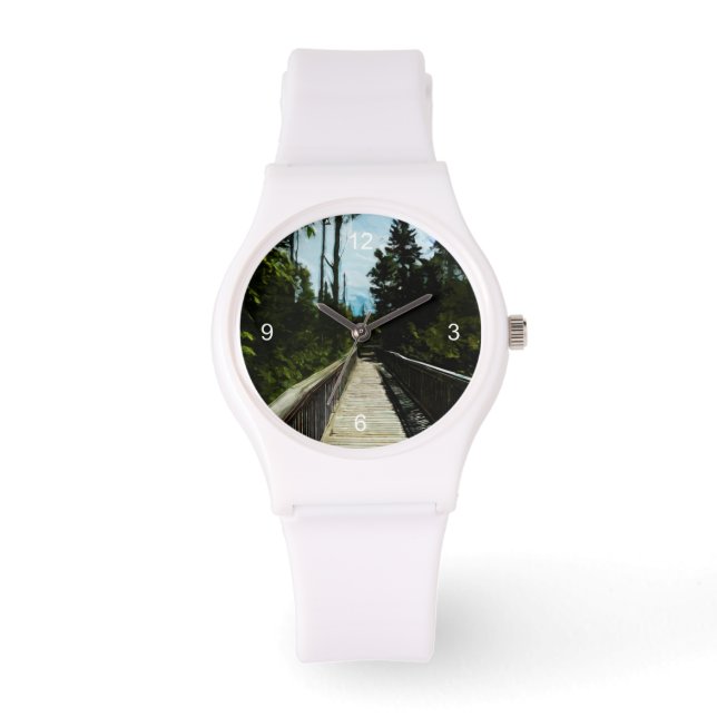 Footbridge Over Canadian Canyon Armbandsur (Framsida)