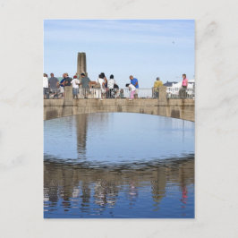 Footbridge over Sjö Asbury Park NJ Vykort